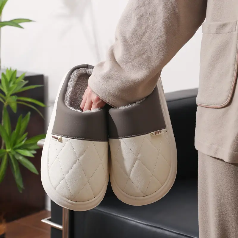 Women Warm Fleece Lined Slippers Winter Indoor - Image 5