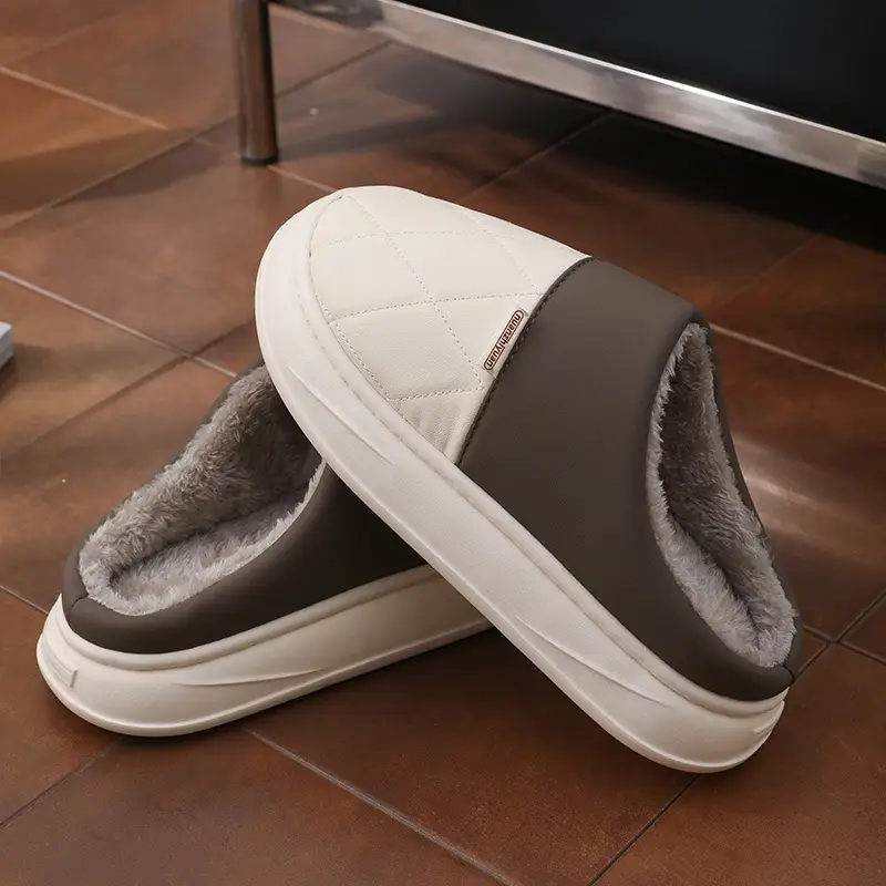 Women Warm Fleece Lined Slippers Winter Indoor - Image 6