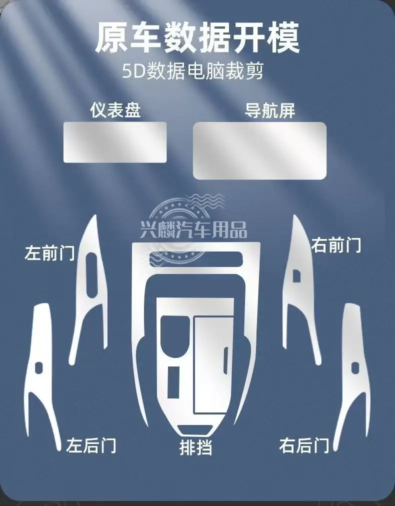 Haval H6 Third Generation Central Control Gear Film Interior Film Instrument Panel Navigation Tpu Film Car Interior Supplies — feature 8