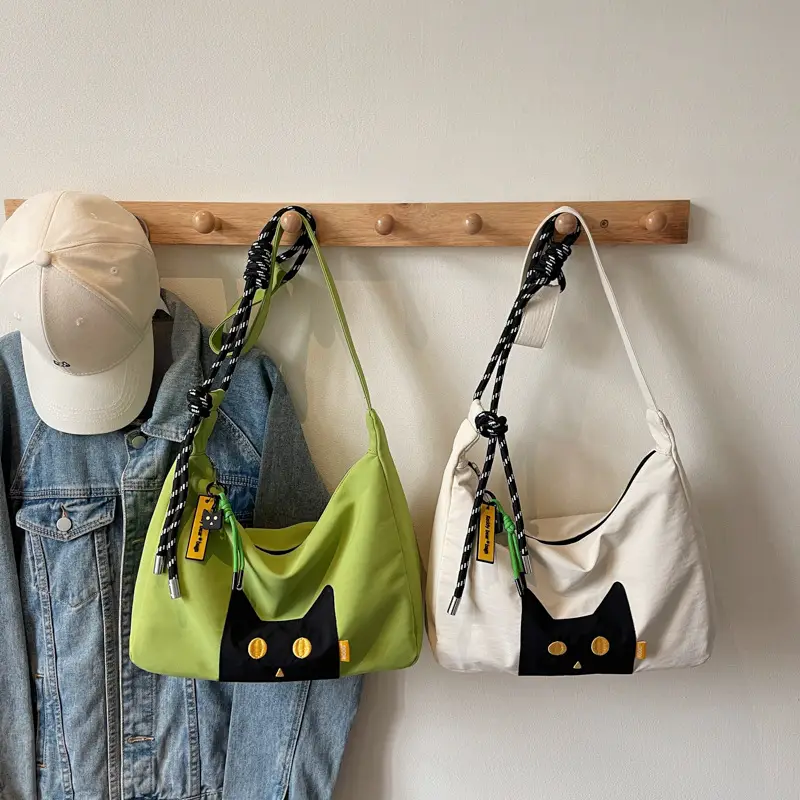 Women's Green Diagonal Crossbody Bag 2025 - Image 5