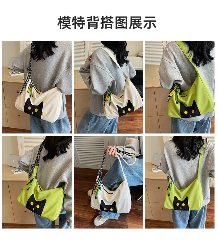 Women's Green Diagonal Crossbody Bag 2025 — feature 10