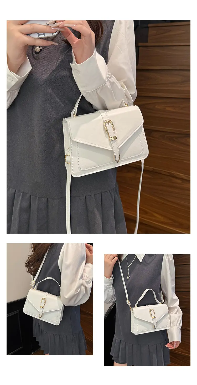 Retro Spliced Satchel Bag for Women Brown Brown — feature 32