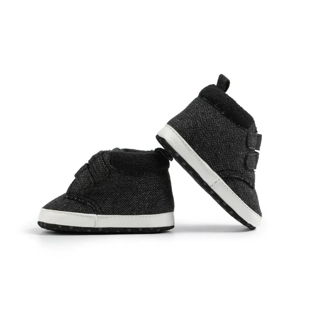 Spring and Autumn 0-1 Year Old Boy's Casual Shoes Soft Sole Velcro High-Top Baby Shoes in Stock Cross-Border Baby Shoes — feature 14