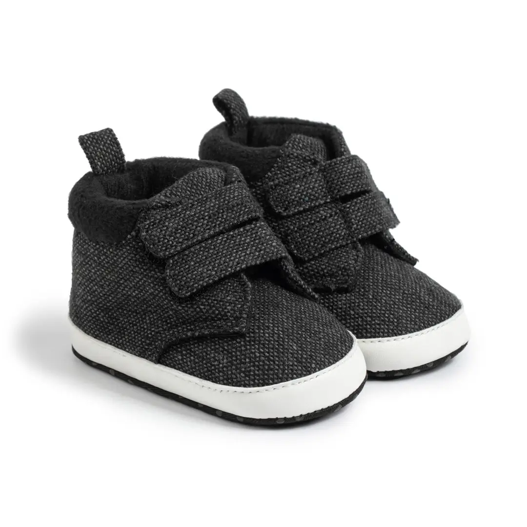 Spring and Autumn 0-1 Year Old Boy's Casual Shoes Soft Sole Velcro High-Top Baby Shoes in Stock Cross-Border Baby Shoes — feature 18
