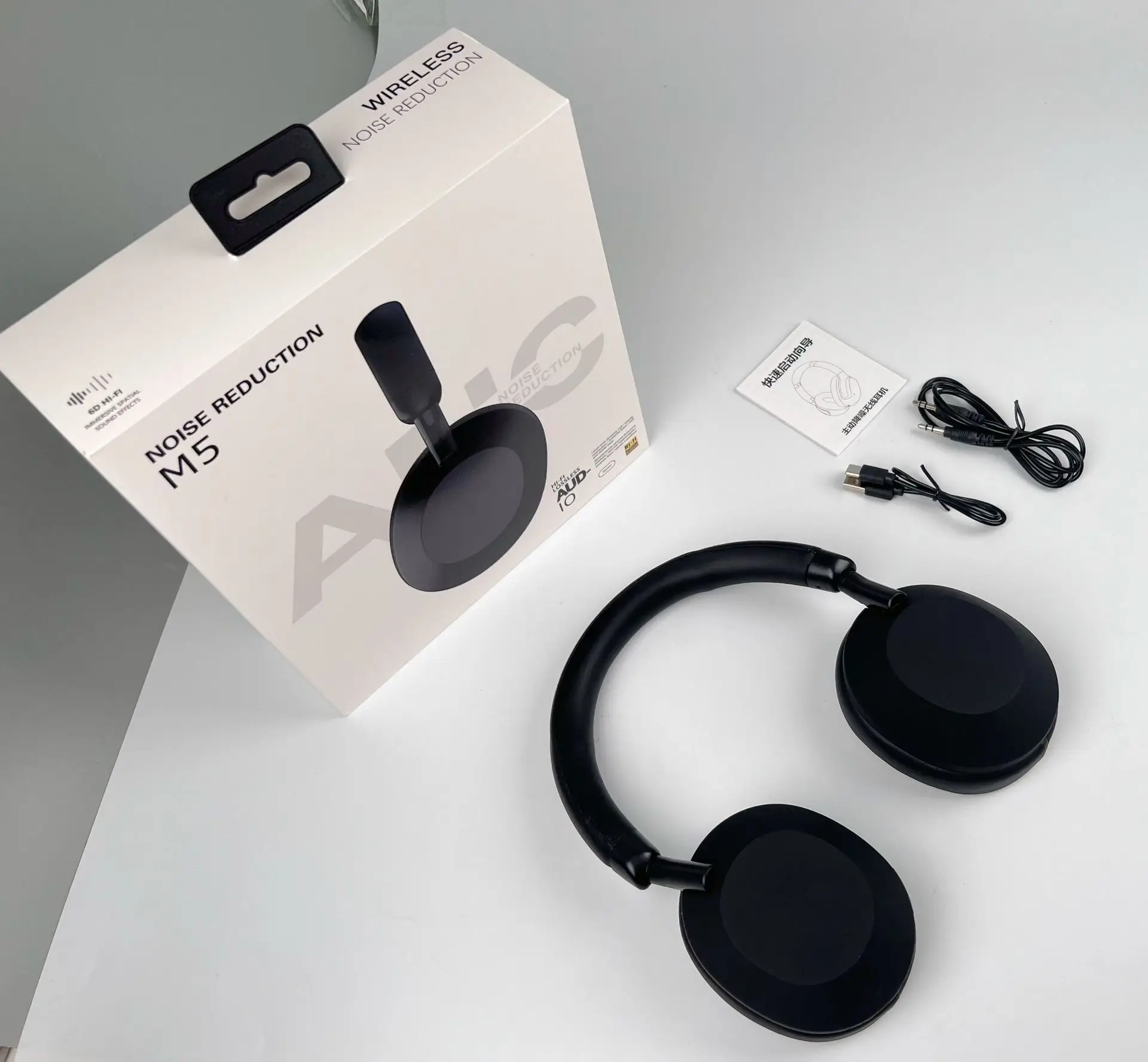 M5 Active Noise Reduction Wireless Bluetooth Headset