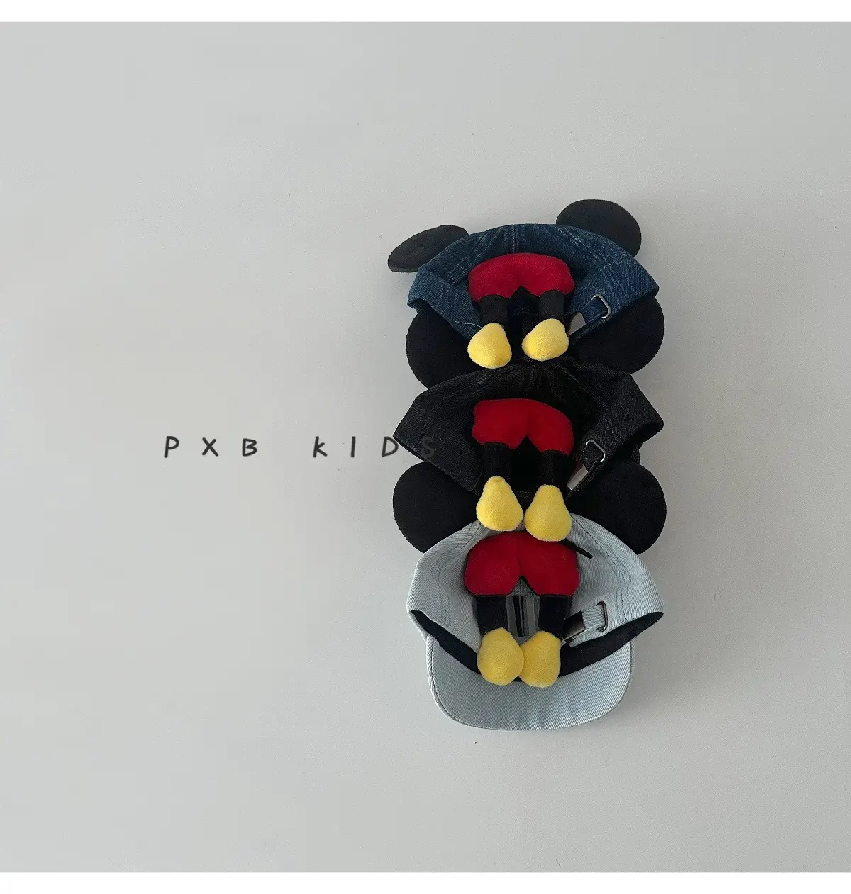 Cute Mickey Butt Duck Cap Infant Fashionable Big Ears Bow Cowboy Hat Sun Hat — feature 14