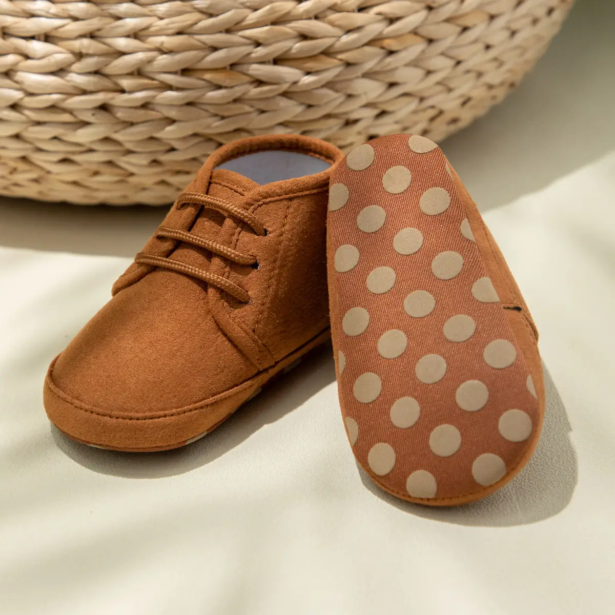Lace-Up Slip-On Toddler Shoes Soft Sole 0-1Yrs