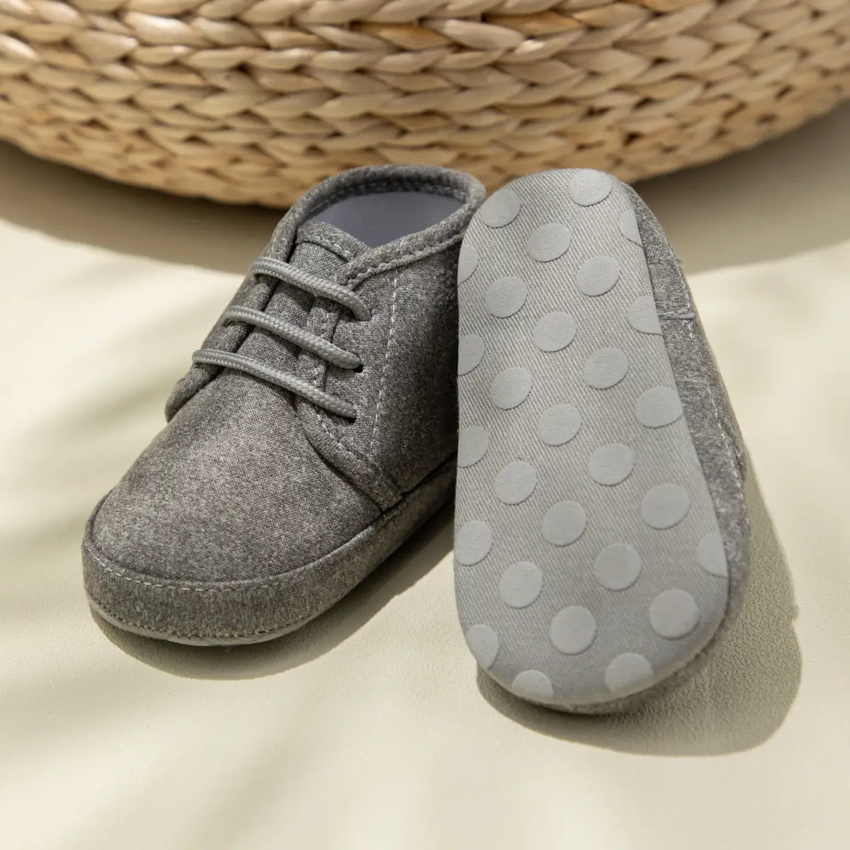 Lace-Up Slip-On Toddler Shoes Soft Sole 0-1Yrs — feature 10