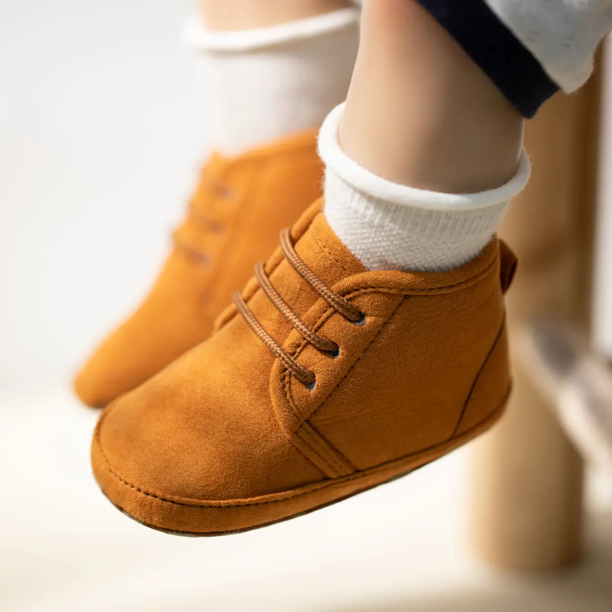 Lace-Up Slip-On Toddler Shoes Soft Sole 0-1Yrs — feature 13