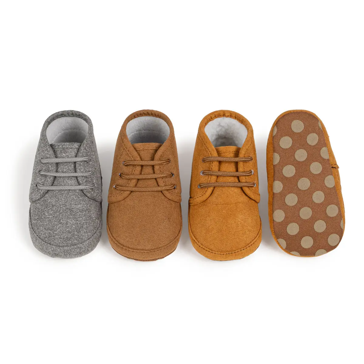 Lace-Up Slip-On Toddler Shoes Soft Sole 0-1Yrs — feature 18