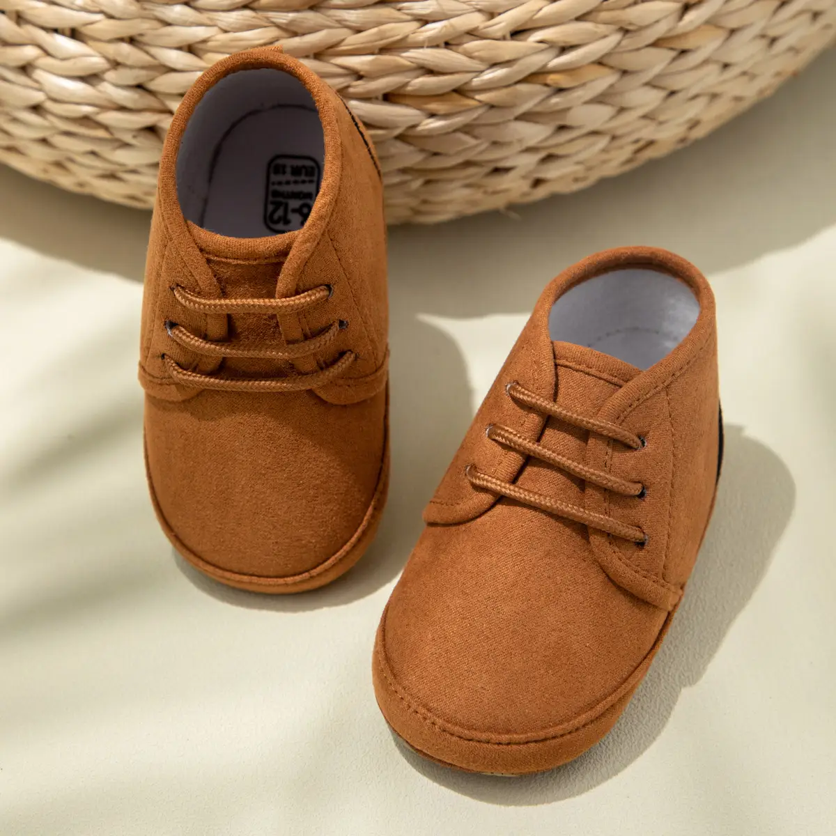 Lace-Up Slip-On Toddler Shoes Soft Sole 0-1Yrs — feature 6