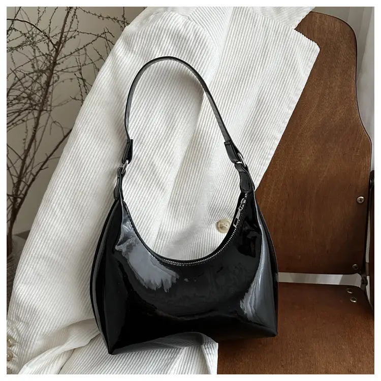 Women Patent Leather Shoulder Bag 2025 Summer Trend — feature 22