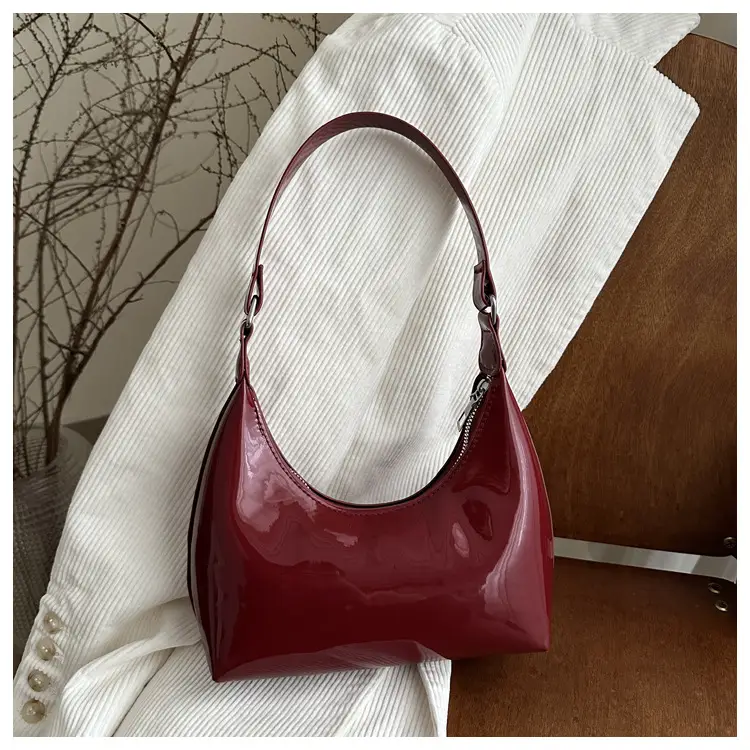Women Patent Leather Shoulder Bag 2025 Summer Trend — feature 23