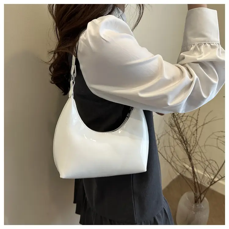 Women Patent Leather Shoulder Bag 2025 Summer Trend — feature 8
