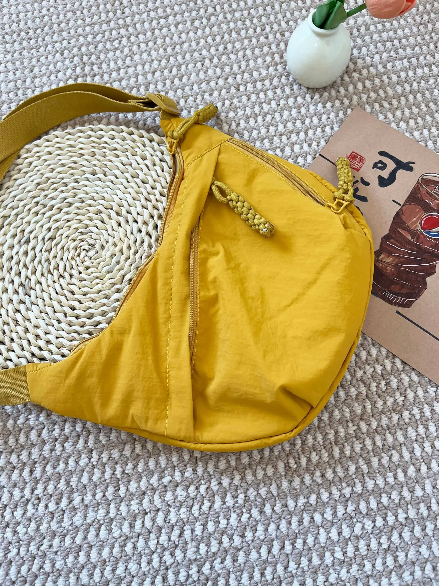 Nylon Crossbody Bag for Women Large Capacity Travel Bag — feature 12