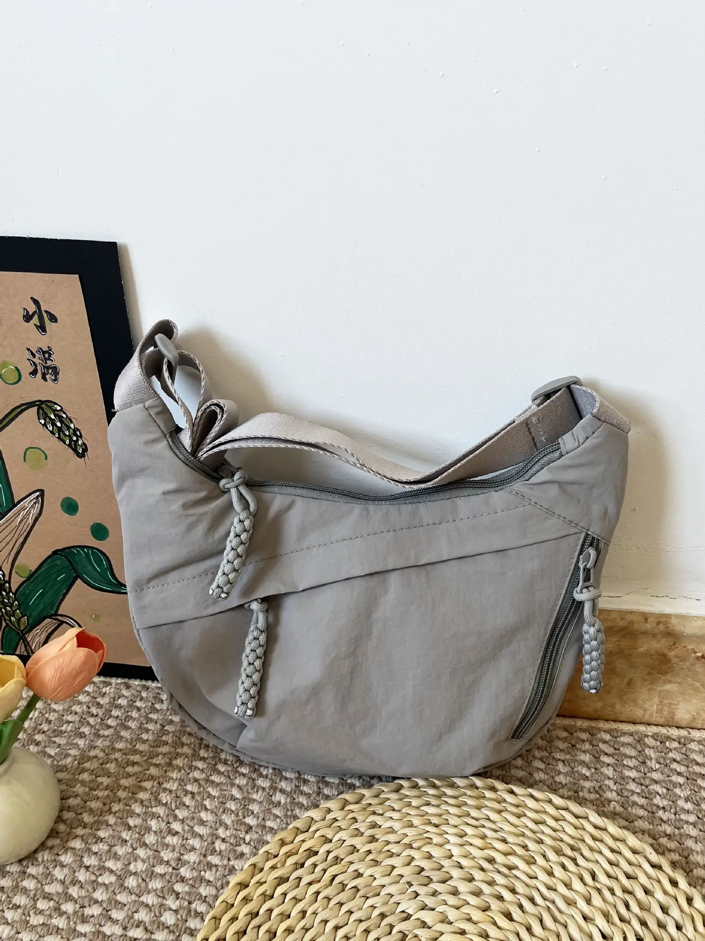 Nylon Crossbody Bag for Women Large Capacity Travel Bag — feature 15