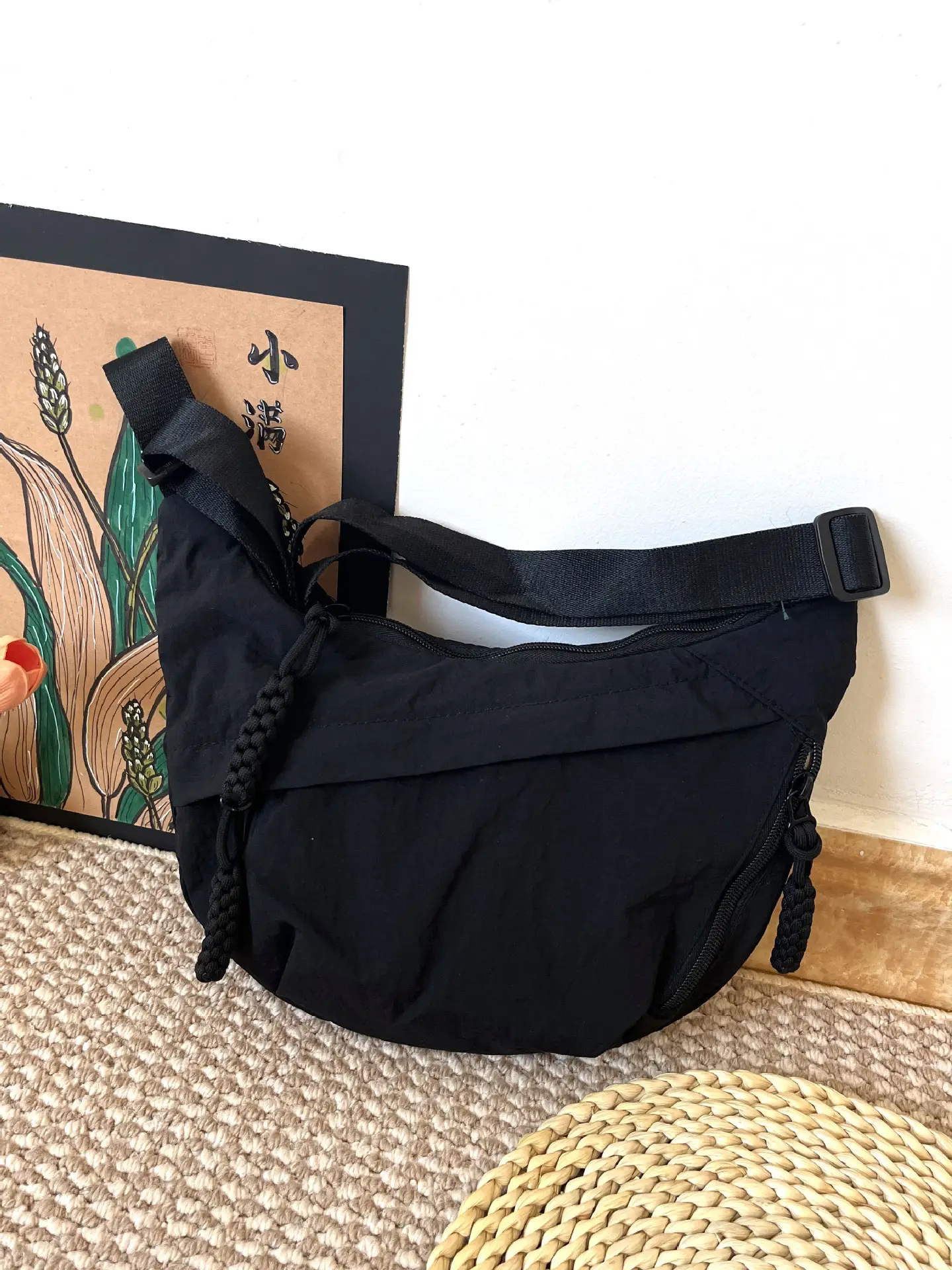 Nylon Crossbody Bag for Women Large Capacity Travel Bag — feature 16