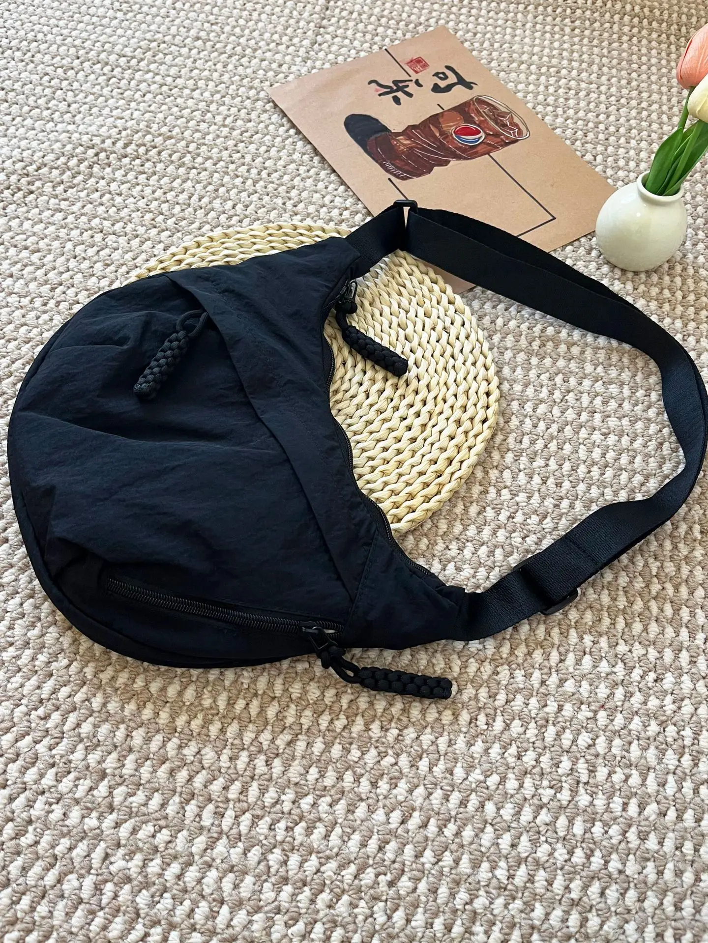Nylon Crossbody Bag for Women Large Capacity Travel Bag — feature 23