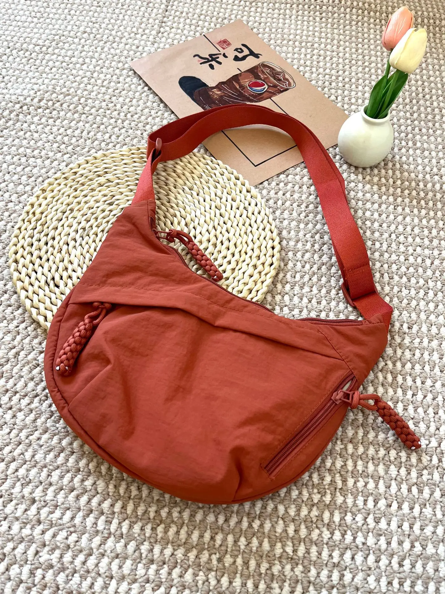 Nylon Crossbody Bag for Women Large Capacity Travel Bag — feature 24