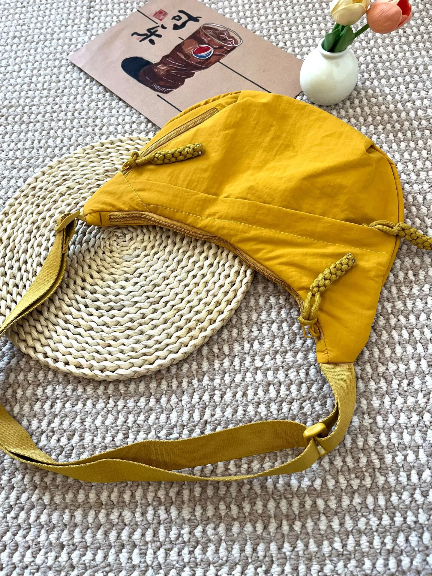 Nylon Crossbody Bag for Women Large Capacity Travel Bag — feature 25