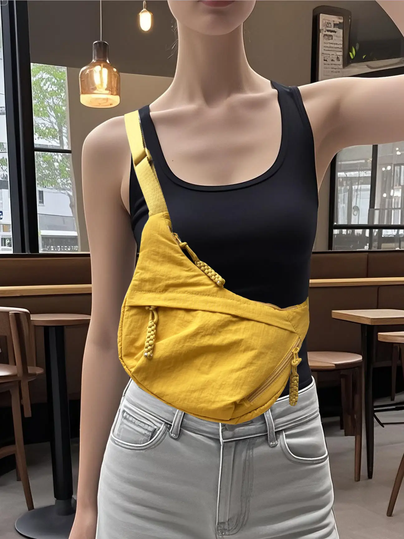 Nylon Crossbody Bag for Women Large Capacity Travel Bag — feature 4