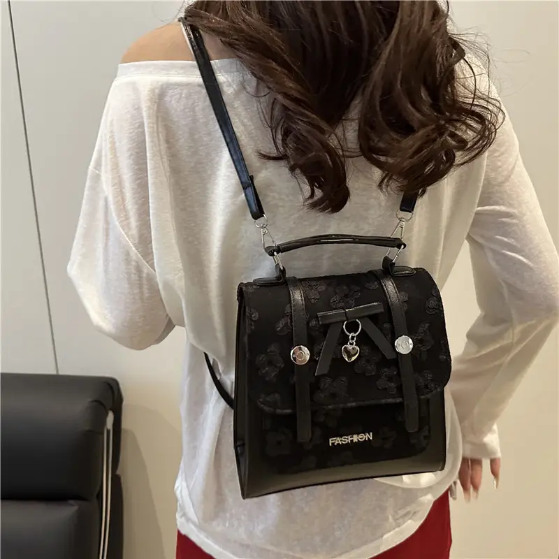 Women's White Embroidered Shoulder Crossbody Bag 2025 - Image 5