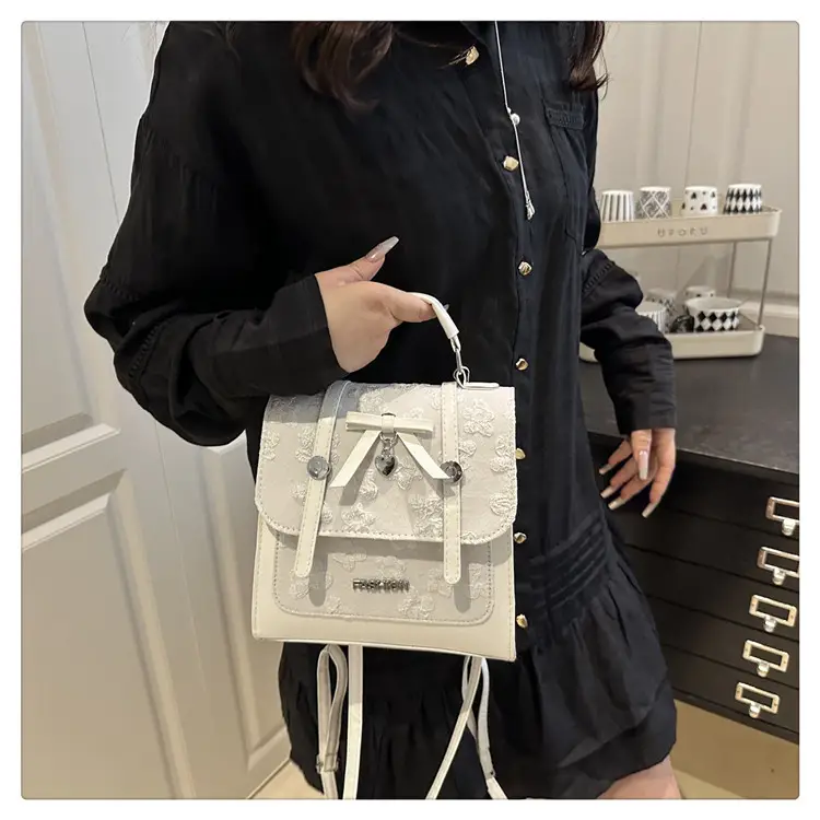 Women's White Embroidered Shoulder Crossbody Bag 2025 — feature 15