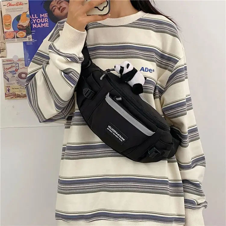 New Men's Japanese Style Crossbody Bag with Multiple Pockets - Image 8