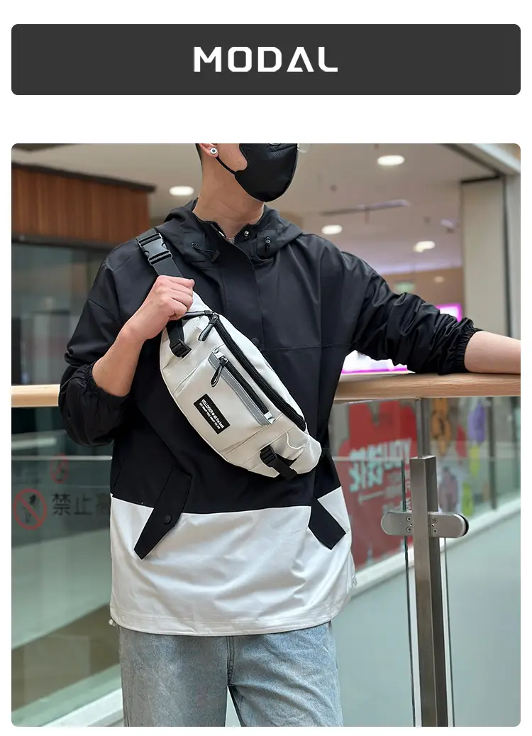 New Men's Japanese Style Crossbody Bag with Multiple Pockets — feature 18