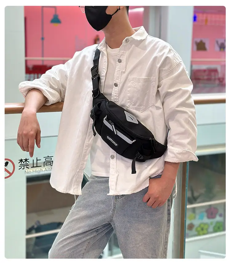 New Men's Japanese Style Crossbody Bag with Multiple Pockets — feature 21