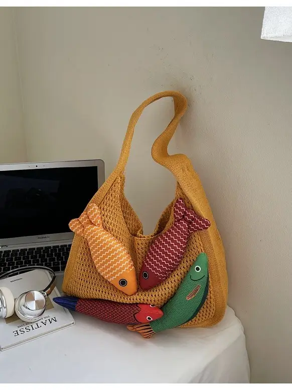 Knitted Lazy Bag for Women 2025 New Trendy Fashion - Image 5