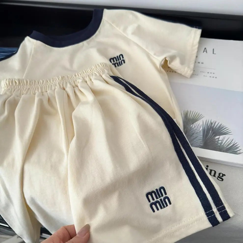 Kids Summer Shorts Set Cotton Polyester Two Piece Set — feature 10