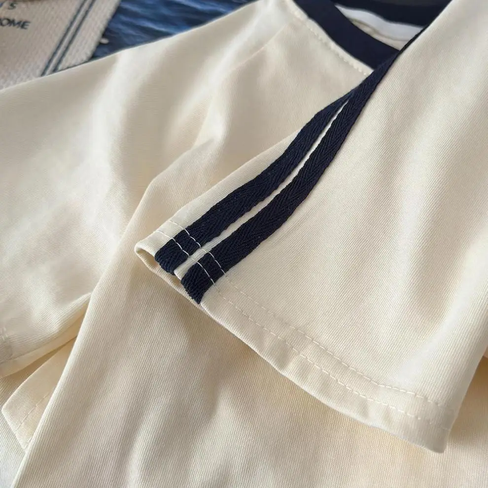 Kids Summer Shorts Set Cotton Polyester Two Piece Set — feature 8