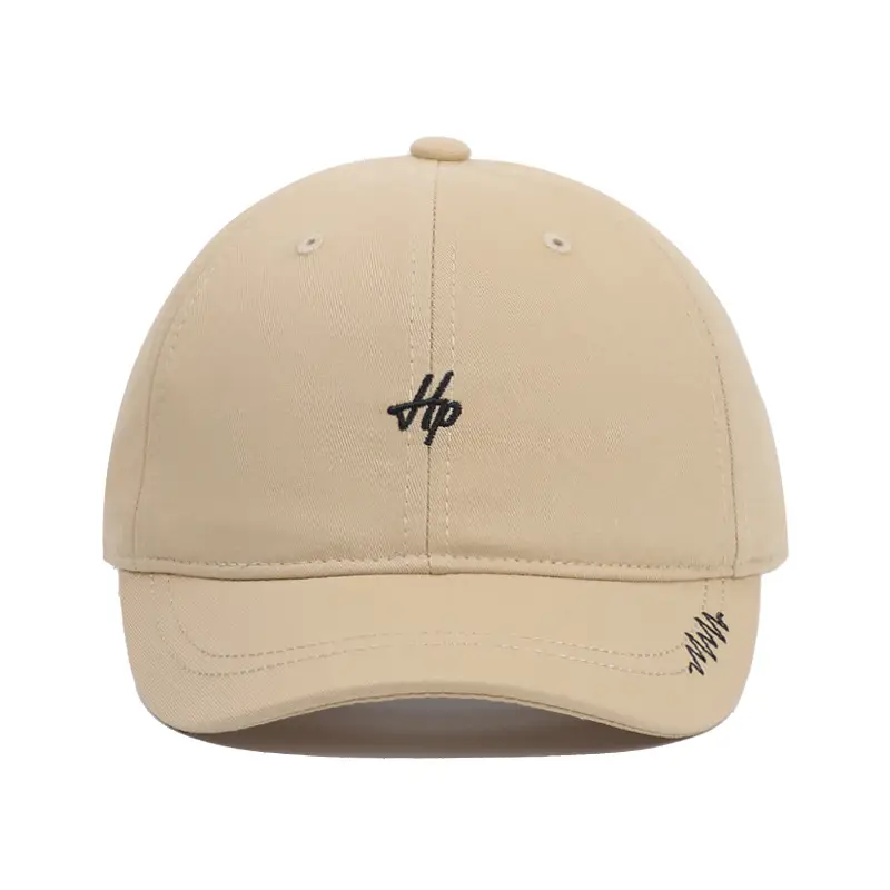 Men Embroidered Baseball Cap with Short Brim & Adjustable Band - Image 10