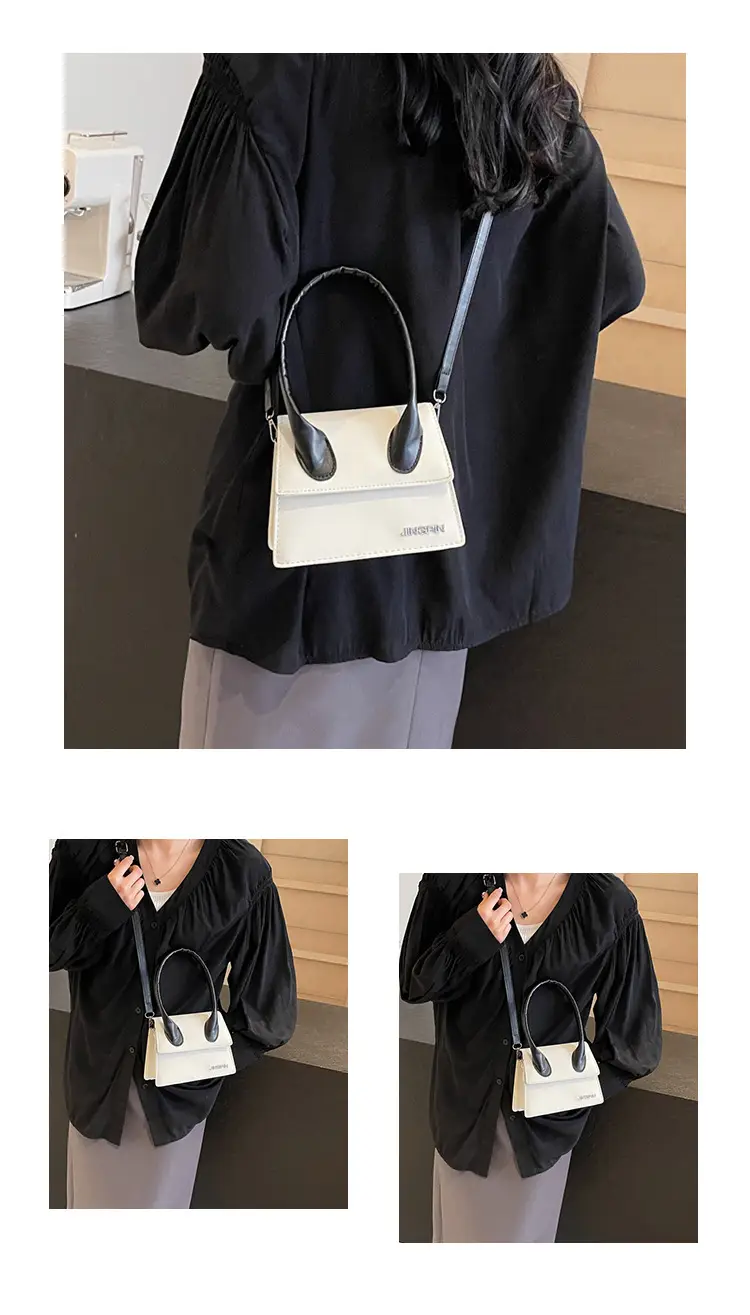 Women's Silver Textured Square Crossbody Bag 2024 — feature 11