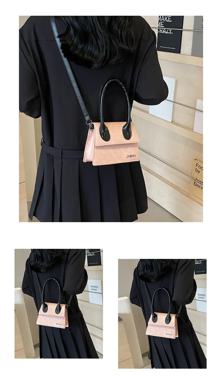 Women's Silver Textured Square Crossbody Bag 2024 — feature 15