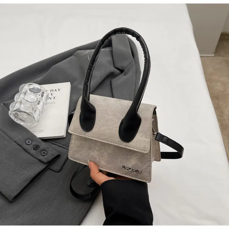 Women's Silver Textured Square Crossbody Bag 2024 — feature 21
