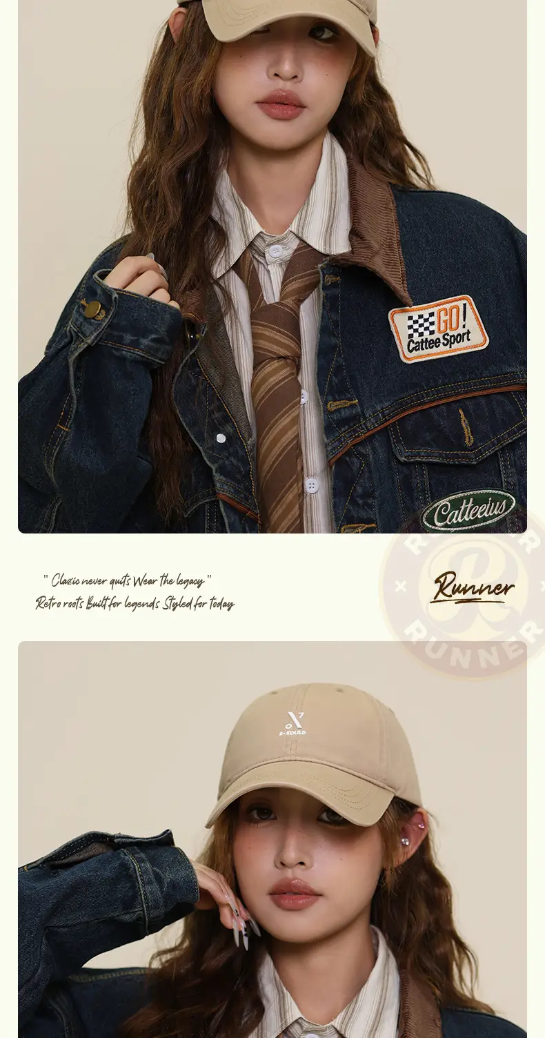 Women Red Embroidered Duckbill Cap Autumn Winter Pure Cotton — feature 13