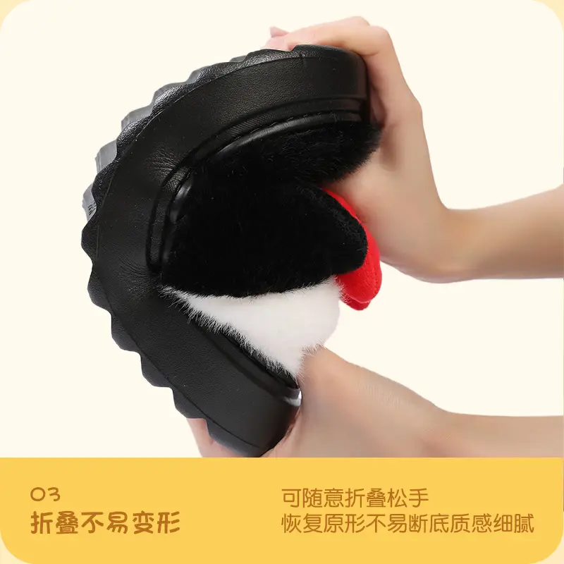 Cute Mickey Mouse Cotton Slippers Winter Warm