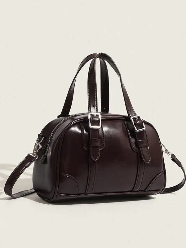 Black Korean Retro Handheld Bag for Women - Image 6