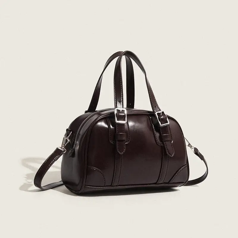 Black Korean Retro Handheld Bag for Women — feature 7