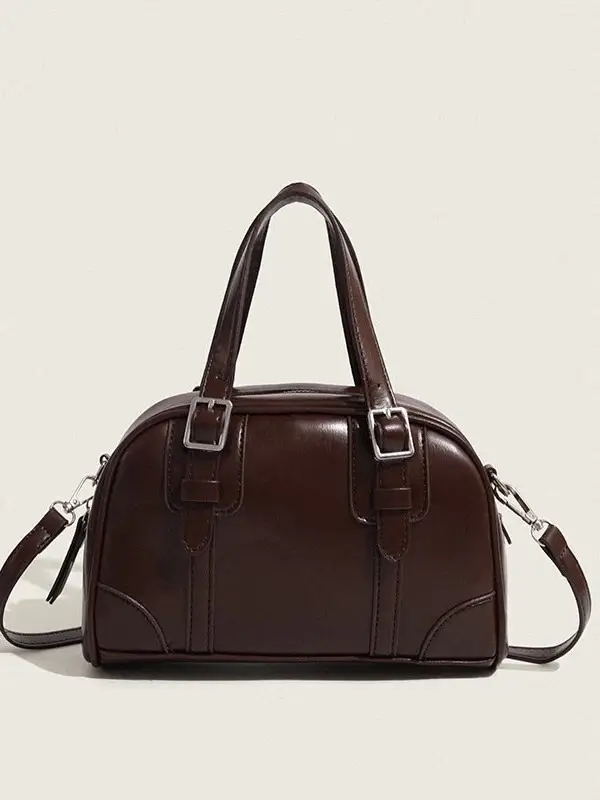 Black Korean Retro Handheld Bag for Women — feature 8