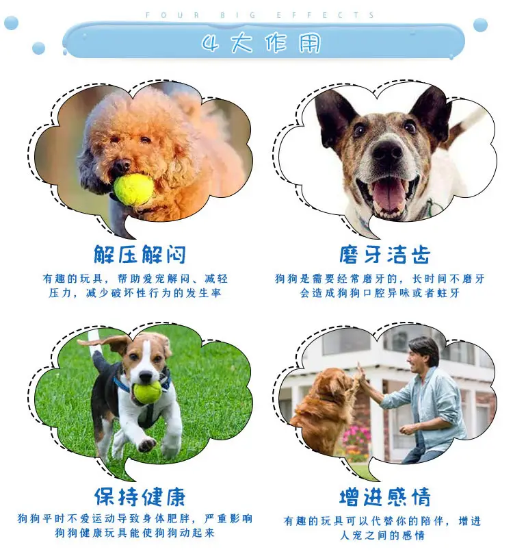 Dog Toys Bite-Resistant Rope Knot Cotton Rope Small, Medium and Large Dogs Molar Teeth Cleaning Rope Knot Ball Cat and Dog Toys Wholesale — feature 4