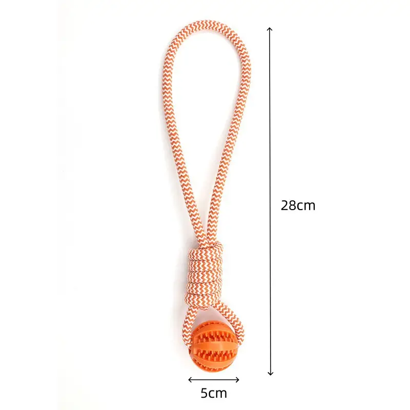 Dog Toys Bite-Resistant Rope Knot Cotton Rope Small, Medium and Large Dogs Molar Teeth Cleaning Rope Knot Ball Cat and Dog Toys Wholesale