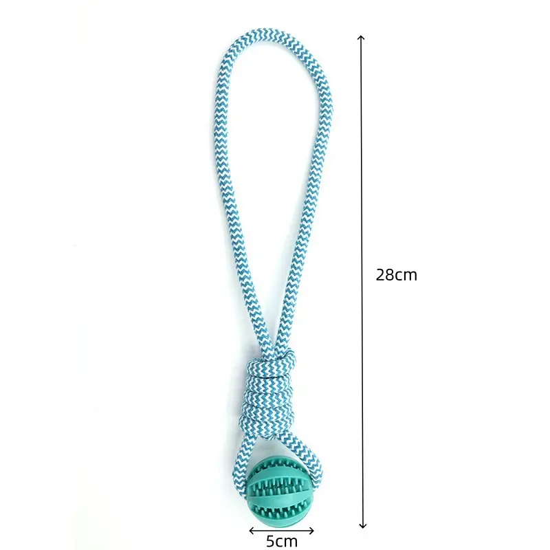 Dog Toys Bite-Resistant Rope Knot Cotton Rope Small, Medium and Large Dogs Molar Teeth Cleaning Rope Knot Ball Cat and Dog Toys Wholesale