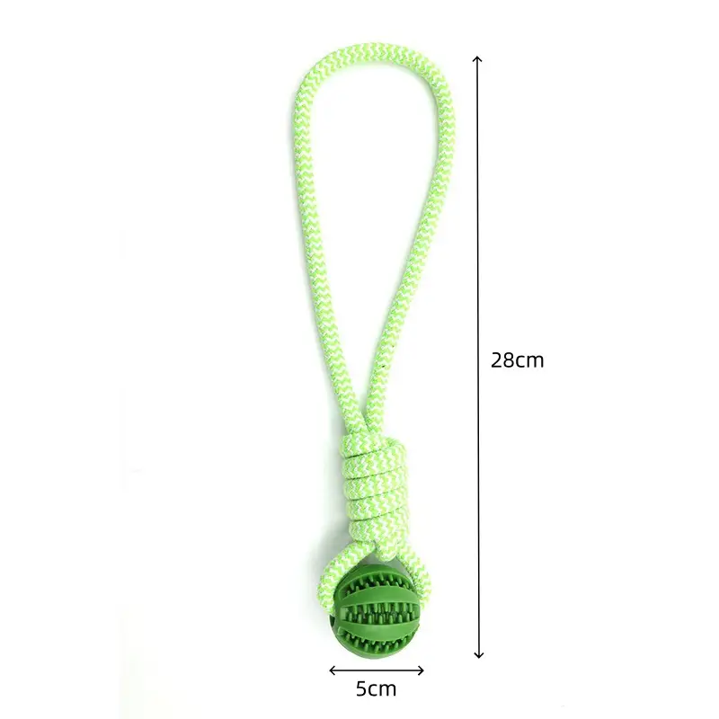 Dog Toys Bite-Resistant Rope Knot Cotton Rope Small, Medium and Large Dogs Molar Teeth Cleaning Rope Knot Ball Cat and Dog Toys Wholesale