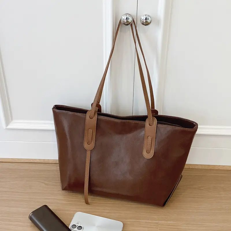 Pink Soft Shoulder Bag for Women 2025 New Style