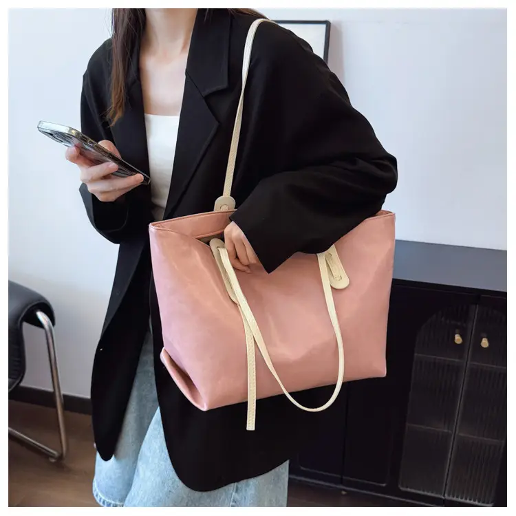 Pink Soft Shoulder Bag for Women 2025 New Style — feature 10