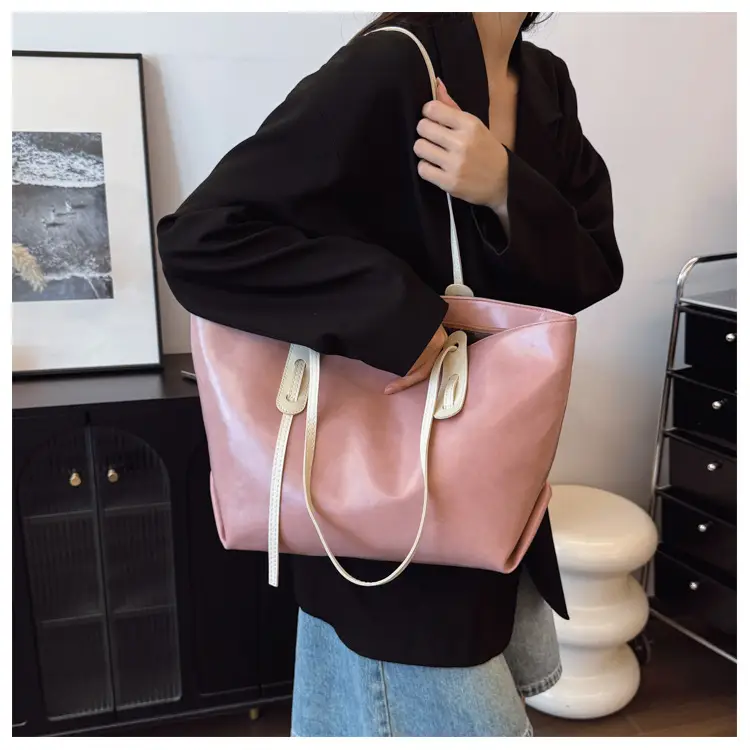 Pink Soft Shoulder Bag for Women 2025 New Style — feature 12