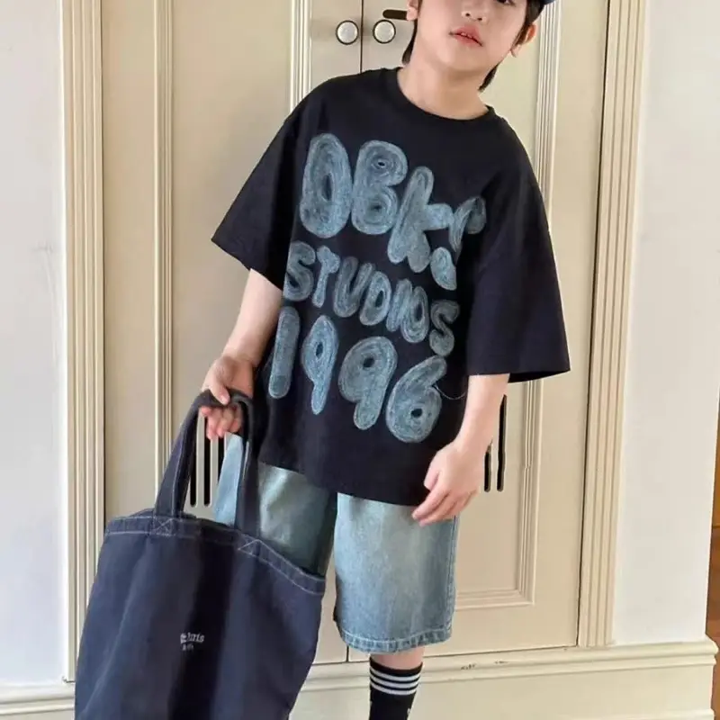 Boys Printed Cotton Shorts Set Summer 2025 - Image 7